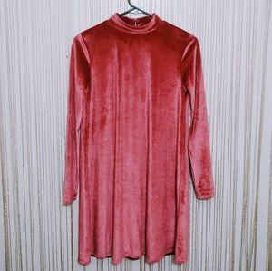 Pink Velvet Dress